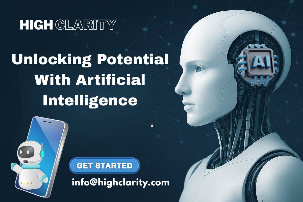 clarity23679's tweet image. Artificial Intelligence Consulting Company : High Clarity delivers cutting-edge Internet web development solutions tailored to modern business needs. As an artificial intelligence consulting company, we integrate smart AI strategies
highclarity.com/service/ai-con…
#AIstrategyconsulting