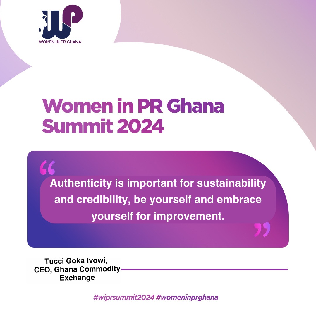 As we count down to the Women in PR Summit 2025, we're revisiting the inspiring voices from our 2024 speakers!

 Tucci Goka Ivowi shared powerful insights on how authenticity boosts sustainability and credibility.