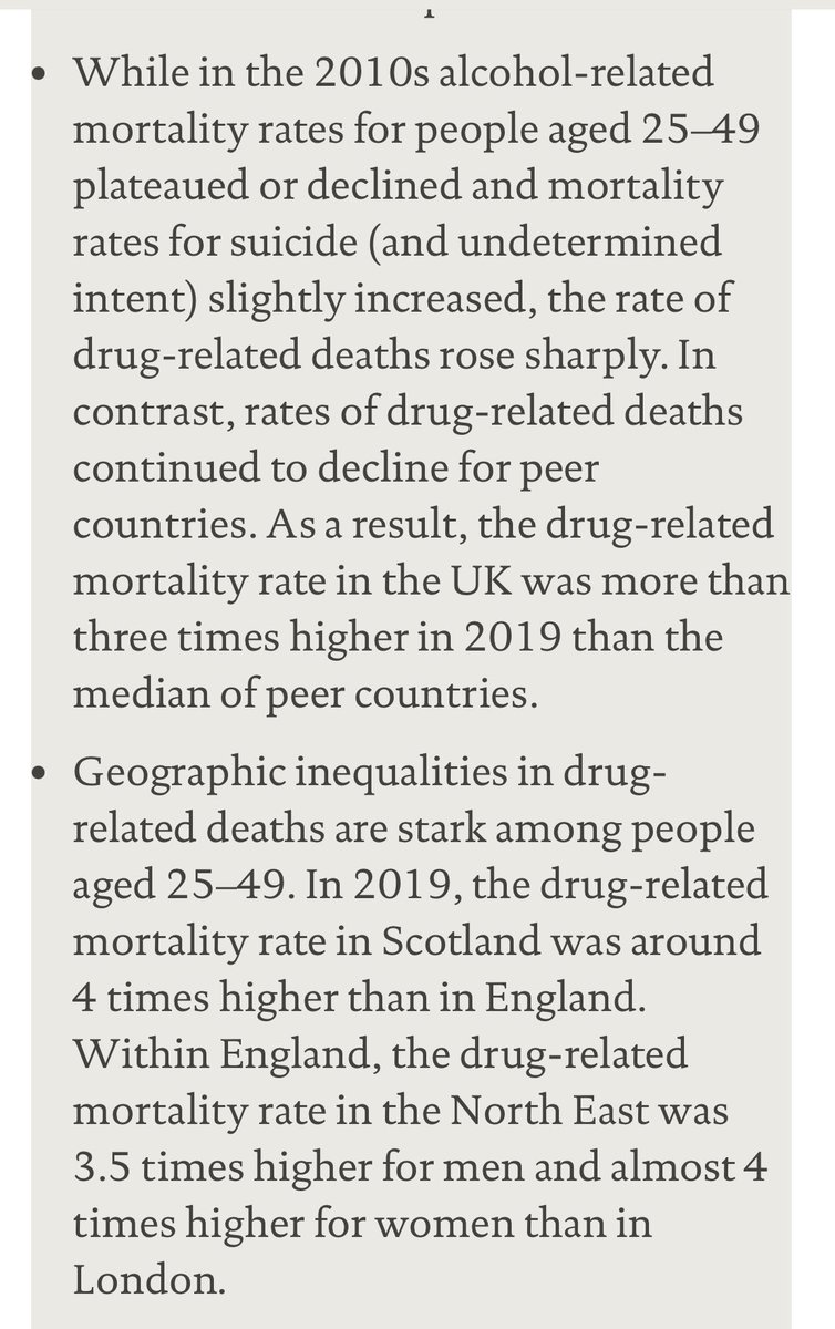 EeHRN's tweet image. Alarming #DeathData show UK trailing behind comparable countries. #Scotland’s #YoungPeople dying earliest, often from #drugs #Suicide. @scotgov @GOVUK must collaborate urgently to tackle systemic, commercial, cultural influences #PublicHealth #Inequalities health.org.uk/reports-and-an…