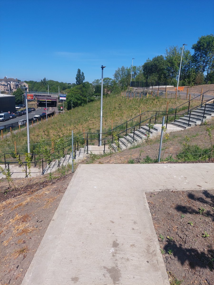 Gorgie Collective (@gorgiearts) on Twitter photo Hi <a href="/HSLimited/">HarrisonStevens</a> <a href="/balfourbeatty/">Balfour Beatty</a> and <a href="/edinhelp/">Edinburgh Council Help</a>, concerned that the new 'accessible' concrete path in Dalry Park community garden is not fit for purpose. It drops off very sharply on 2 sides near the entrance - see pics
Can you pls install safety barriers before there is an accident? Hi <a href="/HSLimited/">HarrisonStevens</a> <a href="/balfourbeatty/">Balfour Beatty</a> and <a href="/edinhelp/">Edinburgh Council Help</a>, concerned that the new 'accessible' concrete path in Dalry Park community garden is not fit for purpose. It drops off very sharply on 2 sides near the entrance - see pics
Can you pls install safety barriers before there is an accident?