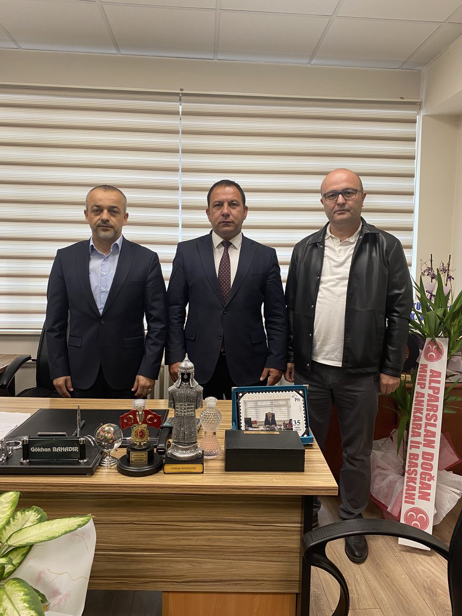 Nermin Mehmet Çekiç Anadolu Lisesi Müdürü Tayfun Ünal ve Hakan Gönen‘e ziyaretlerinden dolayı teşekkür ederim ￼