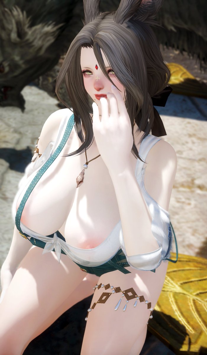 好累啊，就休息一小会儿，求你啦~
#ffxIVfeet #ffxivnsfw #ff14lewd #GPOSERSLEWD