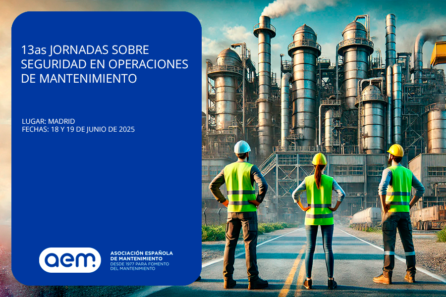 📚 13as Jornadas sobre Seguridad en Operaciones de Mantenimiento

18–19 jun 2025, Madrid (18: 09 – 17:30 | 19: 09 – 14)

Aprende, comparte experiencias y crea estrategias para un entorno laboral seguro y productivo.

Inscripciones: aem.es/agenda/jornada…