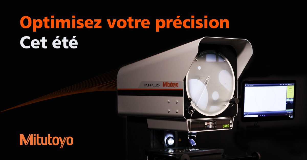Cet été, passez à la précision supérieure ! Avec notre promotion d'été ☀️ !
Profitez de notre offre estivale exceptionnelle sur notre sélection de colonnes de mesure et projecteurs de profil 
Pour la consulter : mitutoyo.fr/application/fi…

📅 Offre valable jusqu’au 31 juillet 2025