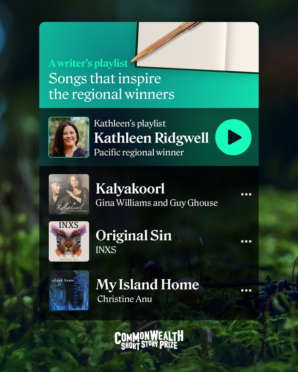 We asked the 2025 #CWprize regional winners for the songs that inspire them. Which songs inspire your writing?

We have compiled a playlist of all 15 songs. Listen here: youtube.com/watch?v=CfTNpb…