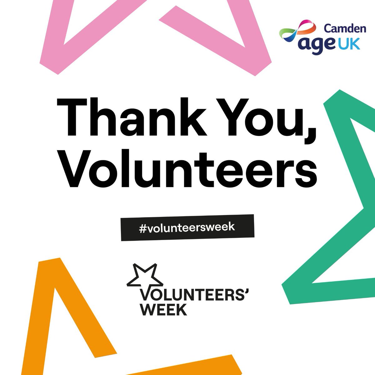 Last year, our incredible volunteers gave over 12,980 hours of their time to help support older people in Camden! 👏 From everyone here at Age UK Camden, we’d like to say a very big thank you to all our wonderful volunteers. We couldn't do it without you. ❤

#VolunteersWeek