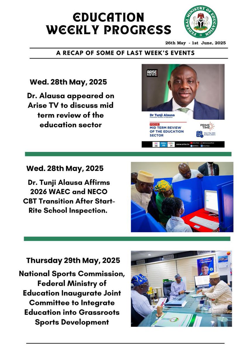 larabra900's tweet photo. Follow @DrTunjiAlausa’s journey as Minister of Education!! This was what he did last week. 
#AlausaEdReform #TVET #AgricEducation #Alausa4NigChildren https://t.co/AXfZkvsqD8