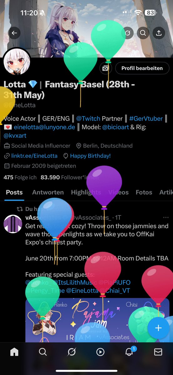 EineLotta's tweet photo. It‘s my Birthday 👉👈 https://t.co/PBPgU09i2O