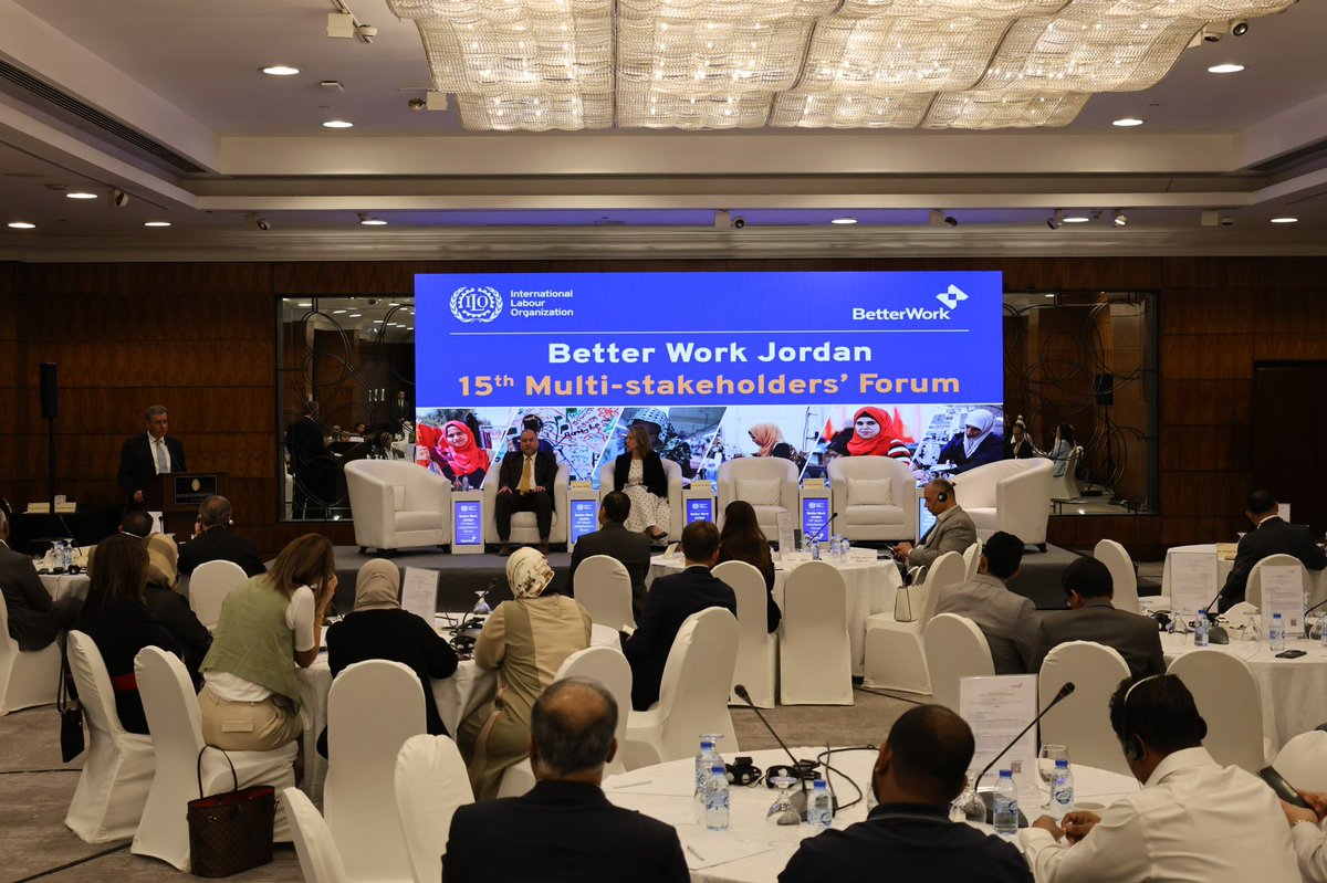 Sheri Ritsema-Anderson (@sherir_anderson) on Twitter photo Honoured to mark 15 years of Better Work Jordan—a programme that exemplifies how the <a href="/UN/">United Nations</a>, working hand in hand with national and international partners, can deliver impact beyond investment. A model of inclusive growth, decent work, and women’s empowerment.
Grateful to the Honoured to mark 15 years of Better Work Jordan—a programme that exemplifies how the <a href="/UN/">United Nations</a>, working hand in hand with national and international partners, can deliver impact beyond investment. A model of inclusive growth, decent work, and women’s empowerment.
Grateful to the