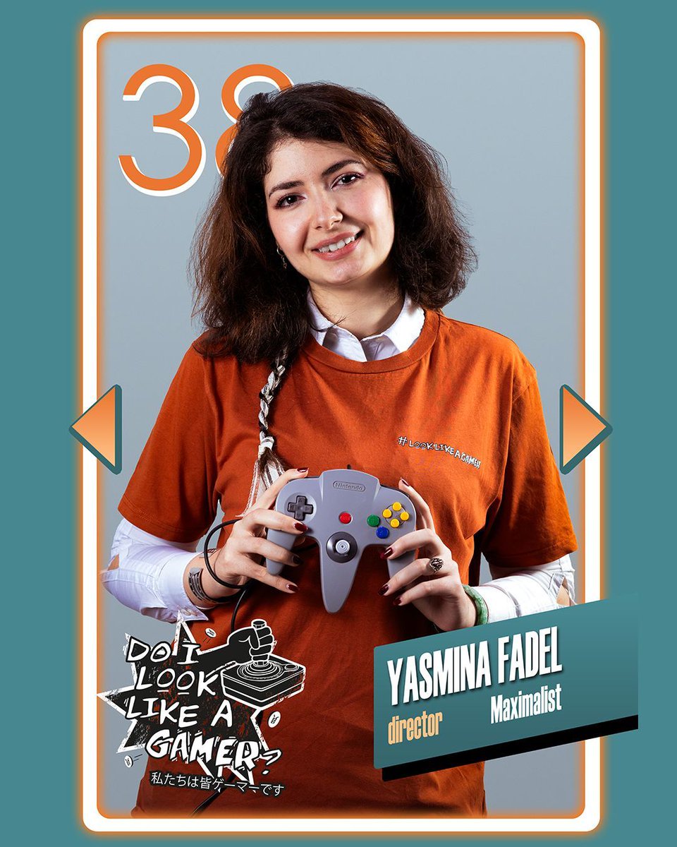 mayamada's tweet image. 38. "Go to networking events even if you're scared!" - @yasscribble, Director @Maximalist_UK is one of the 40 Players & Makers in the 2025 #LookLikeAGamer campaign! Breaking stereotypes, one story at a time ✨ See more: looklikeagamer.com/meet-the-40