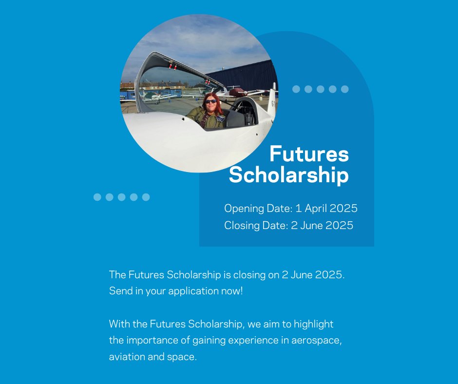 ➡️ Today is the deadline! 

Don’t miss your chance to apply for the RAeS Futures Scholarship and take the next step toward your career in aerospace.  

✅ Apply now: ow.ly/1PbH50W2s67 

#FuturesScholarship