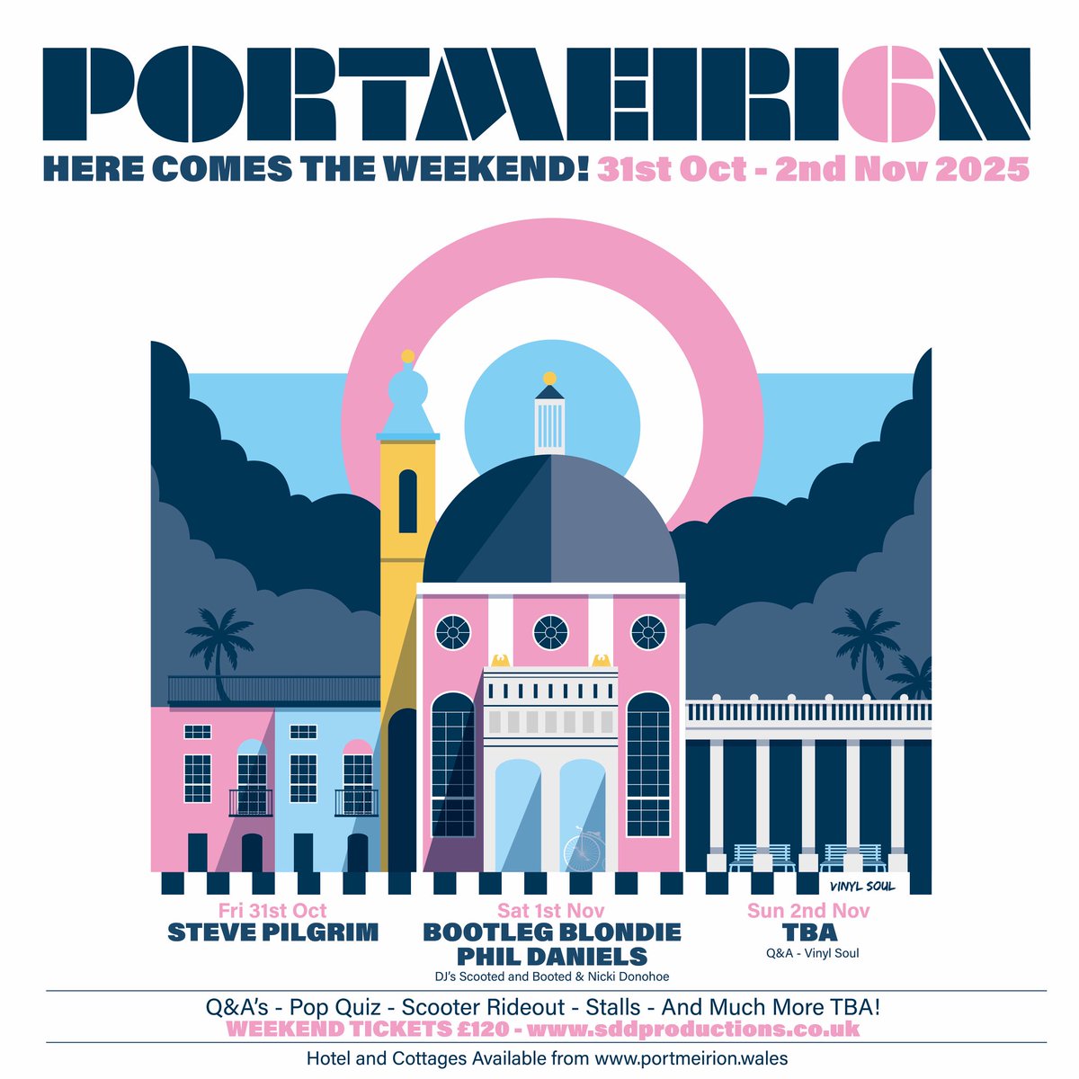 souldeepbook (@souldeepbook) on Twitter photo Tickets now on sale for HERE COMES THE WEEKEND PORTMERION
Buy now from sddproductions.co.uk/product-page/h…
There is an option to pay in 3 instalments by PayPal.
<a href="/BootlegBlondie/">Debbie Harris</a> <a href="/NickiDonohoe/">Nicki Donohoe</a> <a href="/1phildaniels/">Phil Daniels</a> Tickets now on sale for HERE COMES THE WEEKEND PORTMERION
Buy now from sddproductions.co.uk/product-page/h…
There is an option to pay in 3 instalments by PayPal.
<a href="/BootlegBlondie/">Debbie Harris</a> <a href="/NickiDonohoe/">Nicki Donohoe</a> <a href="/1phildaniels/">Phil Daniels</a>