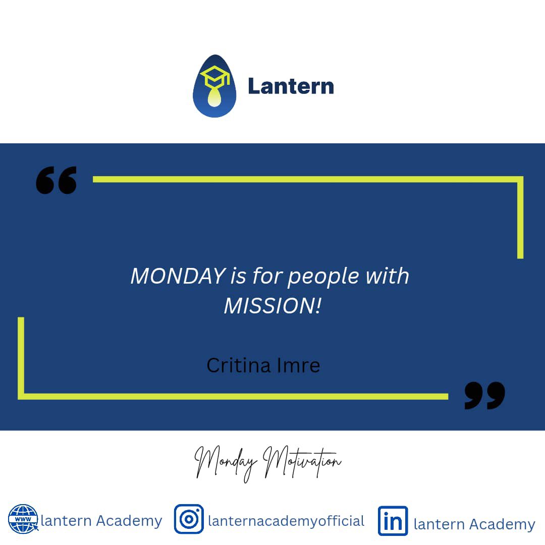 lantern_academy's tweet image. #MondayMotivation