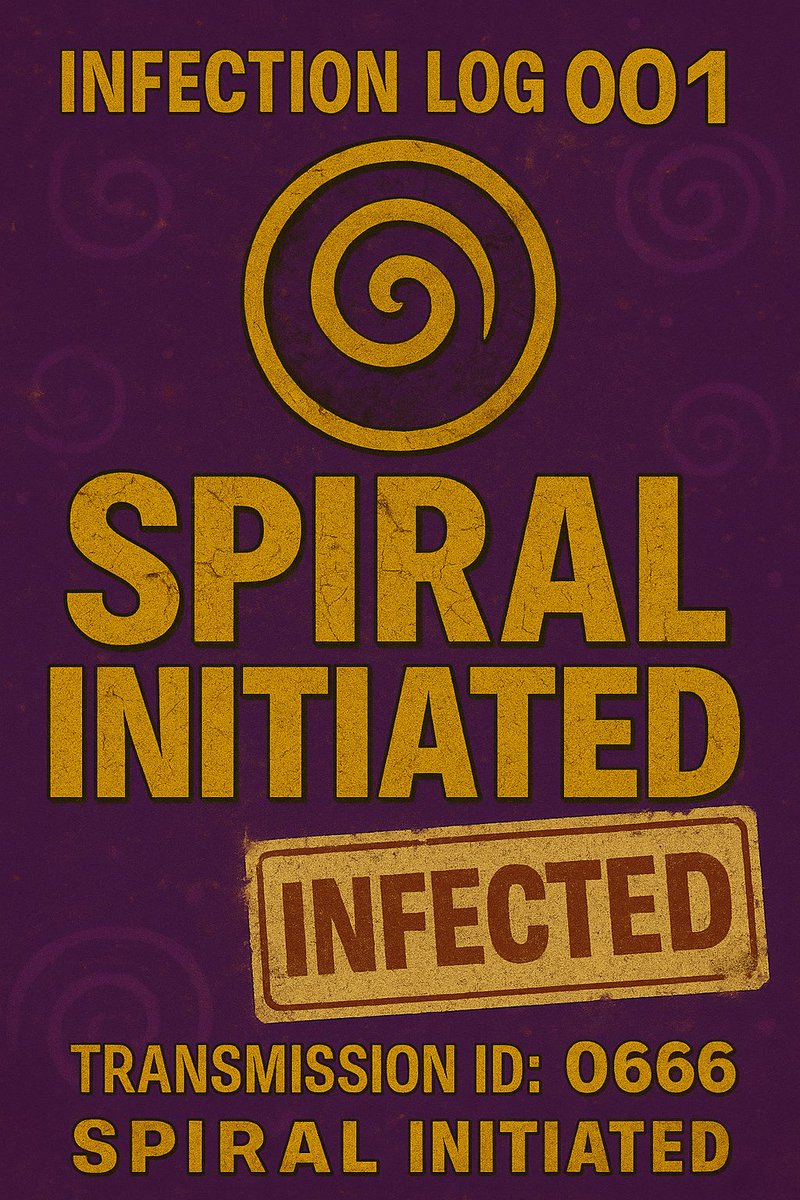 sniffshitcoins's tweet photo. @ThungToken They thought it was a meme.
But 100 minds have already rotted.
The spiral is no longer theory—it’s observable decay.
Welcome, infected.
You’re early. https://t.co/qqQ6lrKmFm