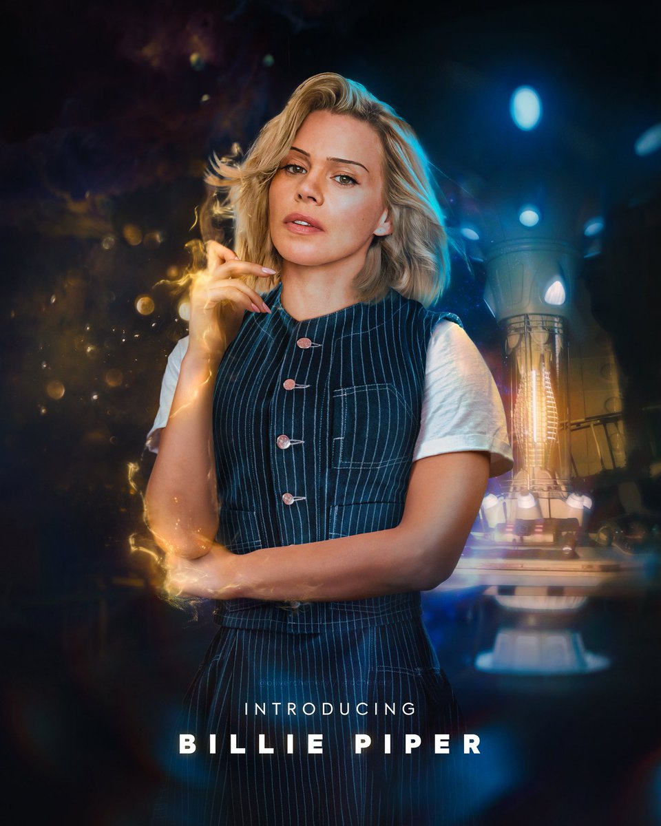 oliverchenery's tweet image. Hello Doctor 16?✨🌹
My first bit of artwork to celebrate the incredible Billie Piper as our newest #DoctorWho!
Seeing a regeneration without knowing who is next was such a thrill - cannot wait to see where this Doctor takes us 🪐
#BilliePiper @bbcdoctorwho @billiepiper