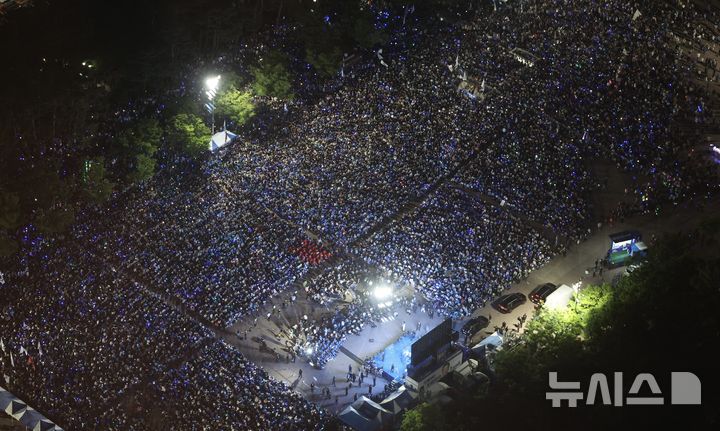 여의도 이재명 후보님 유세 인파 ㄷ ㄷ ㄷ