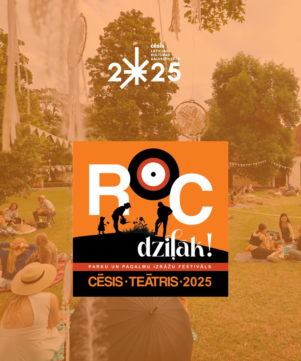 🎭 Aicinām amatierteātrus no Latvijas un diasporas piedalīties pirmajā pagalmu un parku izrāžu festivālā "Cēsis. Teātris. Roc dziļāk!"
📅 Kad? 2025. gada 17. augustā
📍 Kur? Cēsīs – pagalmos un parkos!
cesis.lv/lv/novads/aktu…
