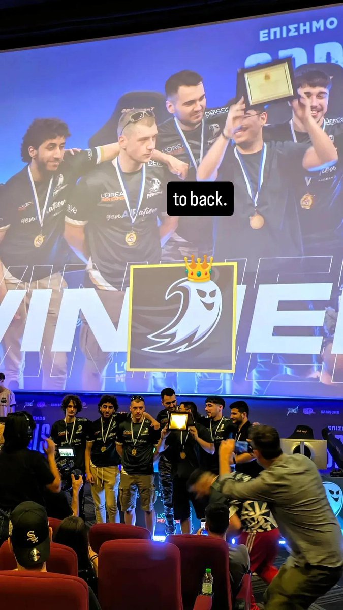 Peppe (@peppe_gre) on Twitter photo Won HLL finals 3-1 vs <a href="/GamespaceEsport/">Gamespace Esports</a>
5th🏆 in a row
Full focus on Emea starting Wednesday 👻 Won HLL finals 3-1 vs <a href="/GamespaceEsport/">Gamespace Esports</a>
5th🏆 in a row
Full focus on Emea starting Wednesday 👻