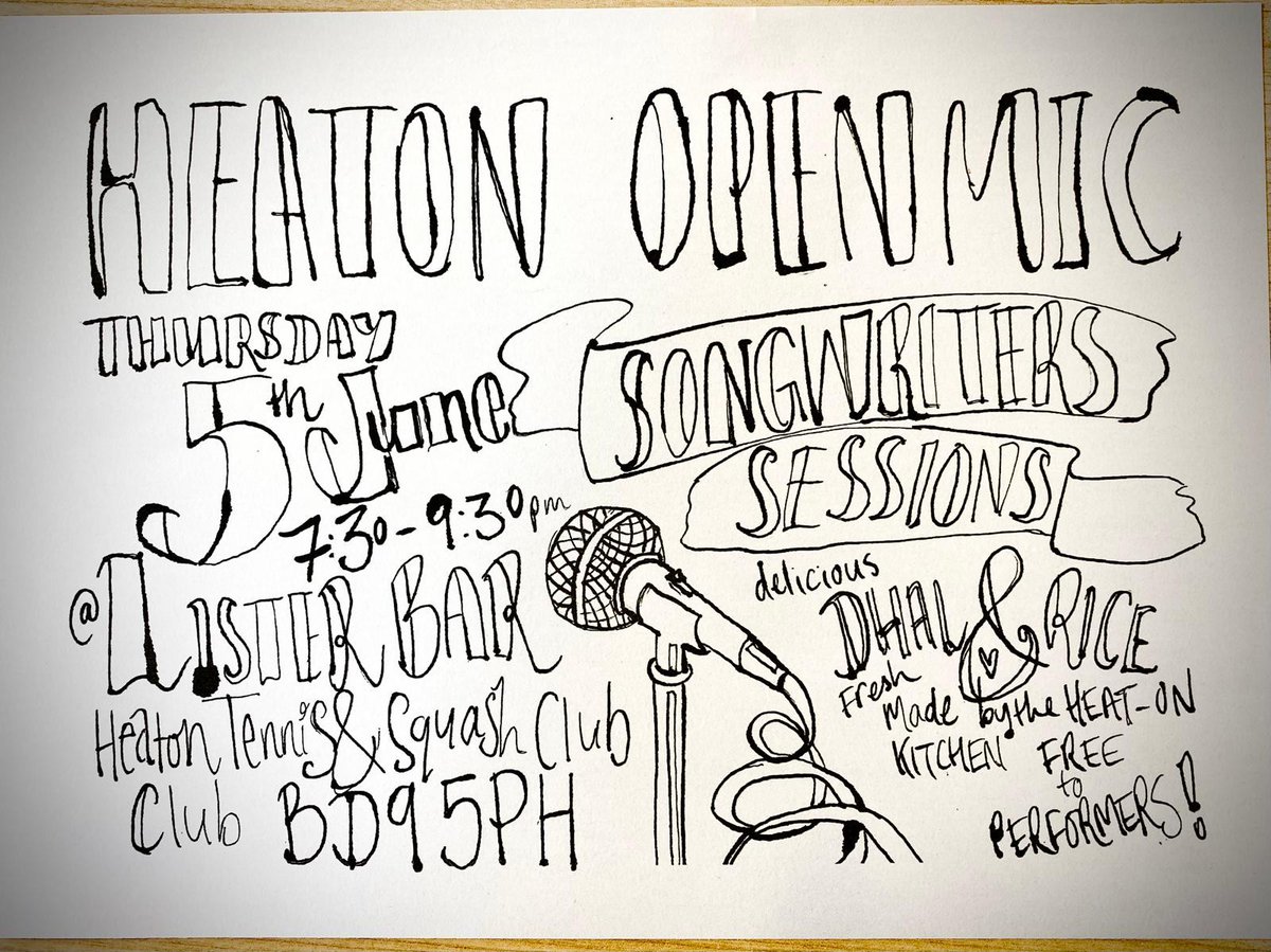 Open Mic Night - 5th June!