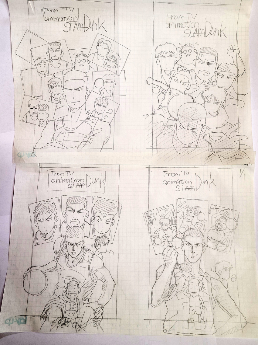 スラムダンク電子書籍化が話題みたいだ。
ということで昔の仕事
このラフは
←プライズのポスターラフ?
→スーファミのパッケージラフだったかな?