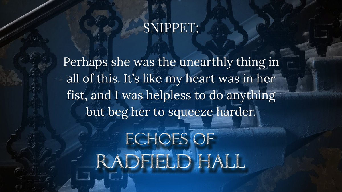 CRIMSON PEAK X STARLING HOUSE
No memories. No people beyond each other &amp; the ghosts. Alloson &amp; John must escape the limbo of Radfield Hall or face a deadly fate. Passion flares between them, but a book bearing a sinister prophecy threatens to pull them apart.
#DraftingPit #A #PR