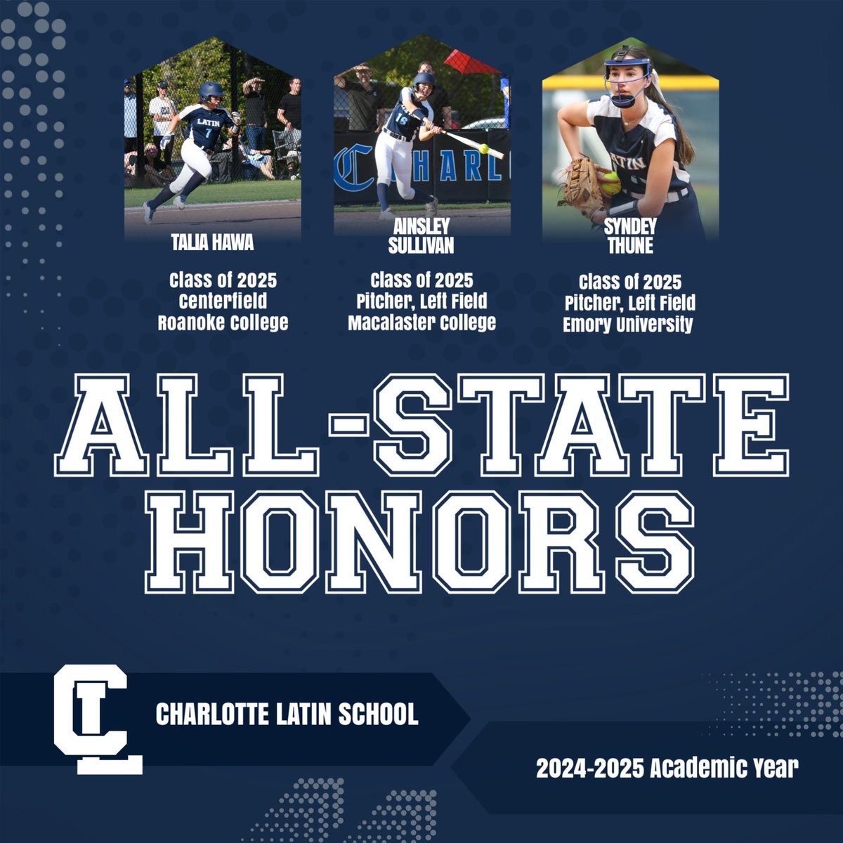 Charlotte Latin Softball tweet media