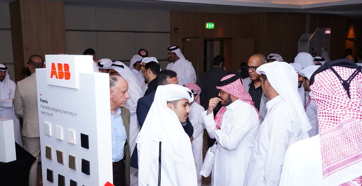 The ABB Qatar team proudly hosted an exciting event for end users and consultants, spotlighting the future of smart home solutions. ✨

The team was thrilled to unveil two groundbreaking additions to our wiring devices portfolio in Qatar: #Framia ABB’s sleek, frameless BS range