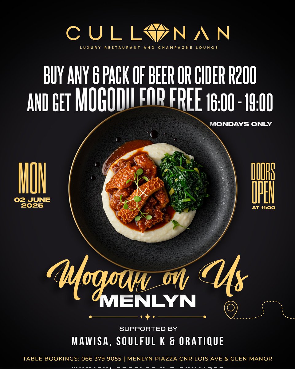 #MogoduMondayInMenlyn #Cullinan #MenlynPlazs Please pop in...