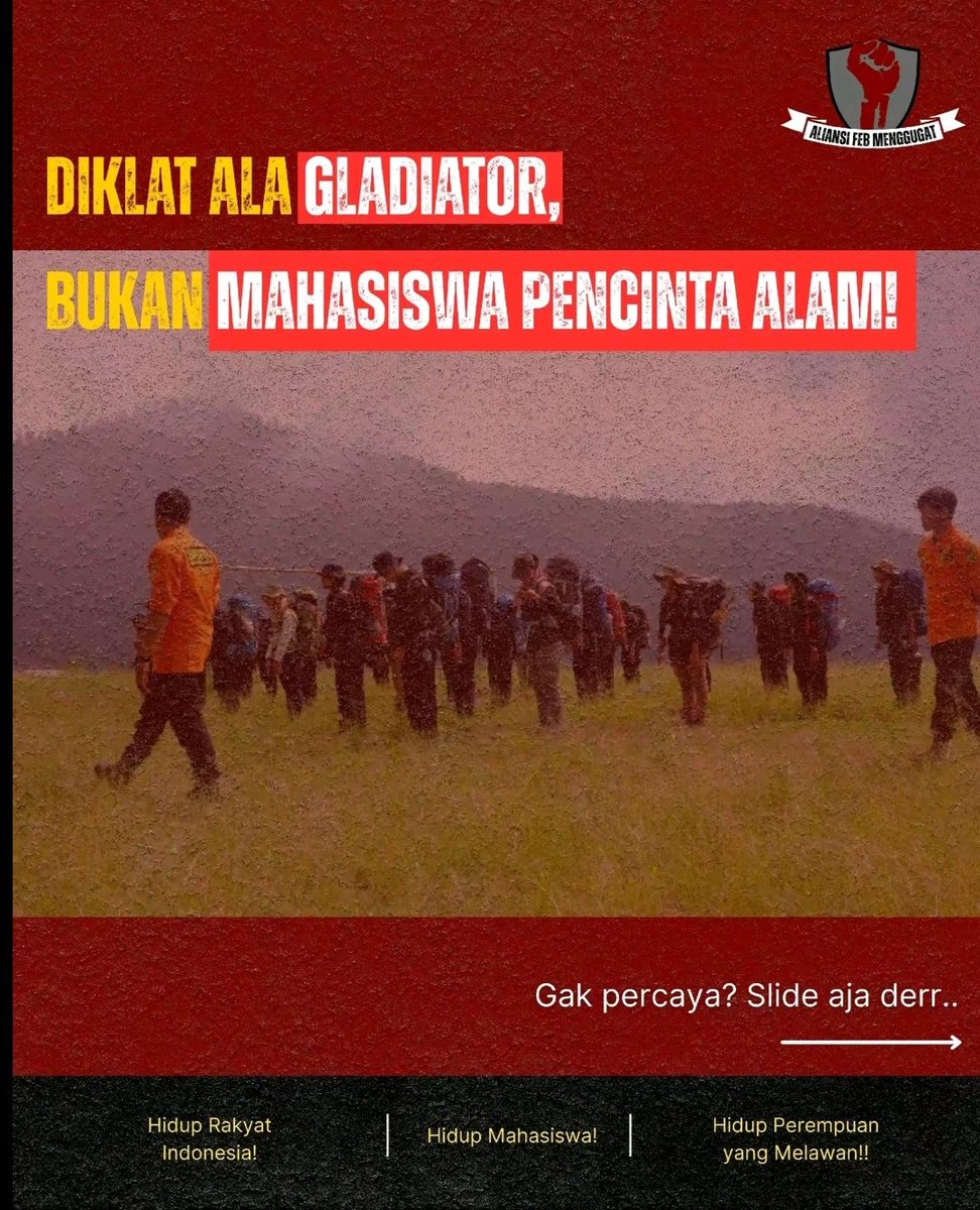 jekkwalterz's tweet photo. LIST PELAKU PENYIKSAAN DIKSAR MAHEPEL FEB UNILA: https://t.co/FwJb92fNUs