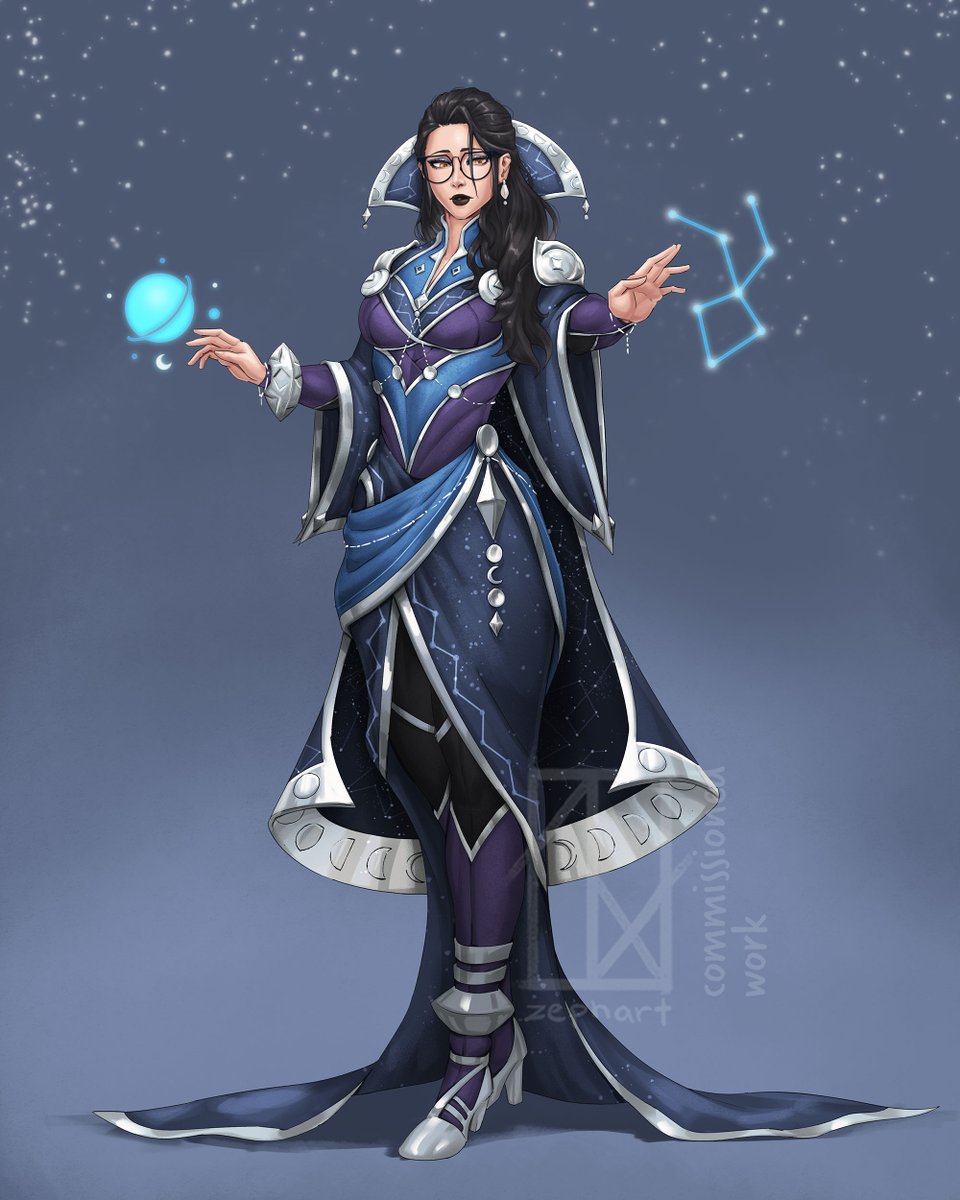 Salindre Agmund, wielder of Azyr, Lore of the Heavens. Another Warhammer wizard comm for <a href="/thecandleislit/">condol (unverіfіable)</a>!