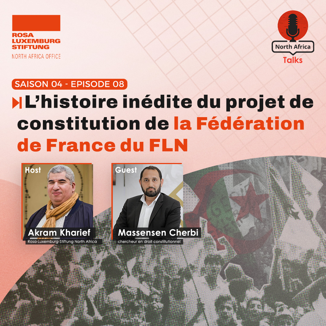 Rosa Luxemburg Stiftung North Africa (@rls_na) on Twitter photo Écoutez notre dernier épisode avec M. <a href="/MassensenC30787/">Massensen CHERBI</a> sur la Constitution de 1963 en Algérie. Des idées novatrices qui résonnent encore aujourd'hui ! #Algérie #FLN #Constitution
🔗rb.gy/721o6f Écoutez notre dernier épisode avec M. <a href="/MassensenC30787/">Massensen CHERBI</a> sur la Constitution de 1963 en Algérie. Des idées novatrices qui résonnent encore aujourd'hui ! #Algérie #FLN #Constitution
🔗rb.gy/721o6f