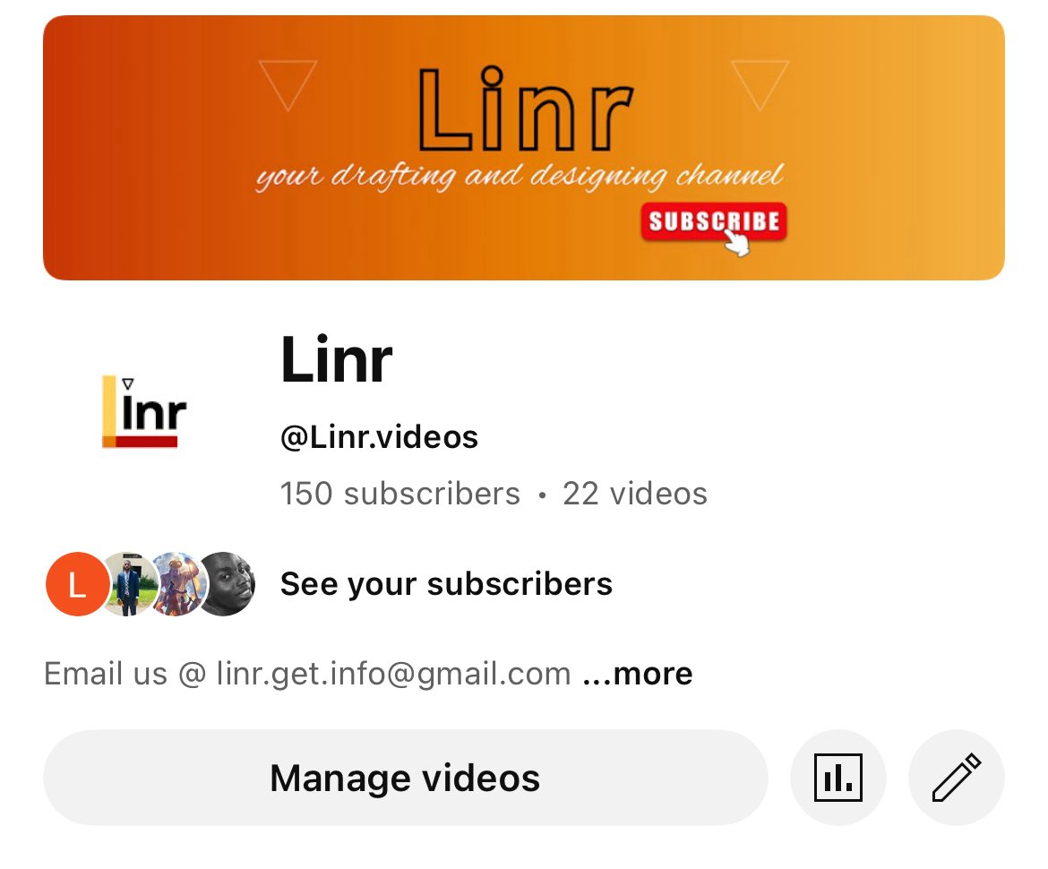 Thank you 150 subscribers 🙏

Join our growing community of learners today 👇🏼

LINK: youtube.com/@linr.videos?s…

#autocad #architecture #civilengineering