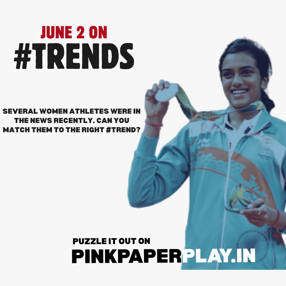 We are starting Monday with some positive #Trends. 

And there's a lot from the hectic sports week we just saw. 

There were some #Winners (not just in sports though), but also some who saw #Early exits. 

Play today's #Trends on : pinkpaperplay.in/games/trends07

#news #games #win