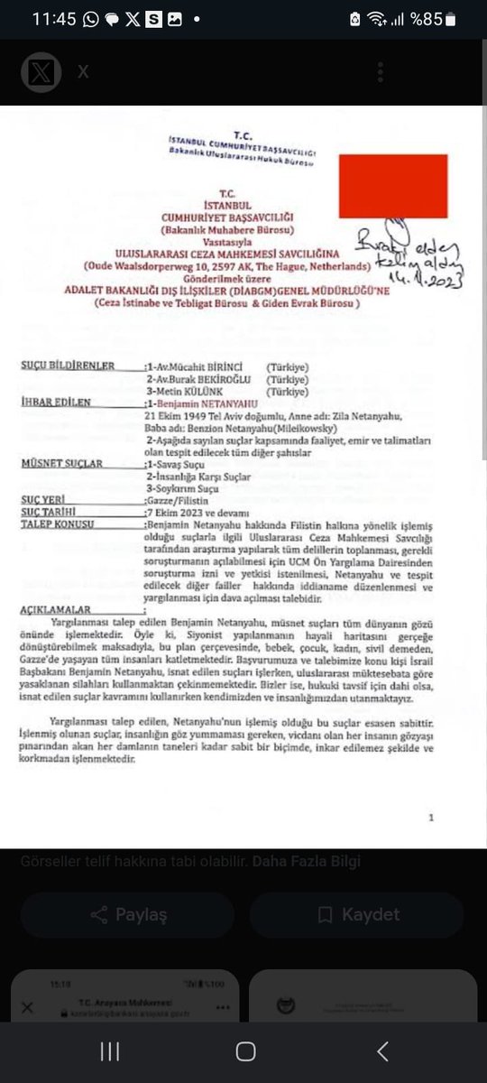 mkulunk's tweet photo. Güne Merhaba.

Hakkında tutuklama kararı alınan ve maalesef cezaevinde olan  

@burakbekiroglu 

ilişikteki görsellerde Michael Rubin ve bağlı olduğu şebeke hakkında yakalama kararı aldırmayı başarmıştı. 

Söyler misiniz, Bekiroğlu'nun başına gelen kimi sevindirmiştir?

Oturup herkes şapkasını önüne koysun ve düşünsün.
