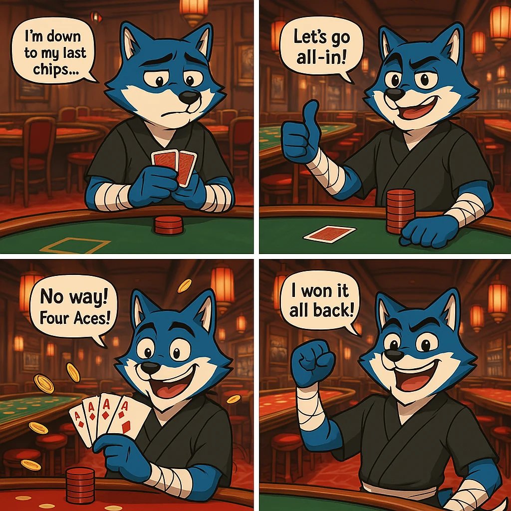 Kokutheshikoku's tweet image. GM 🌞

NEW WEEK, NEW GAMBA! 

NEVER GIVE UP GAMBA FOREVER  🎰

$KOKU 🎲