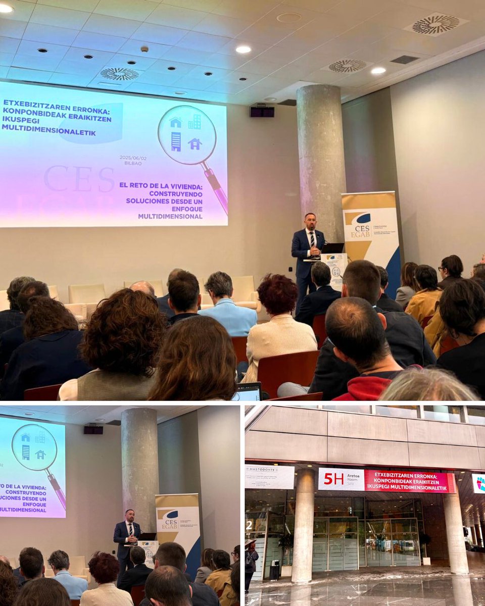 🏠Estamos en el foro organizado por <a href="/cesegab/">CES Vasco - EGAB</a> "El reto de la vivienda. Construyendo soluciones desde un enfoque multidimensional". Un espacio de diálogo imprescindible para compartir diagnóstico y propuestas para abordar uno de los grandes retos sociales: acceso vivienda digna.