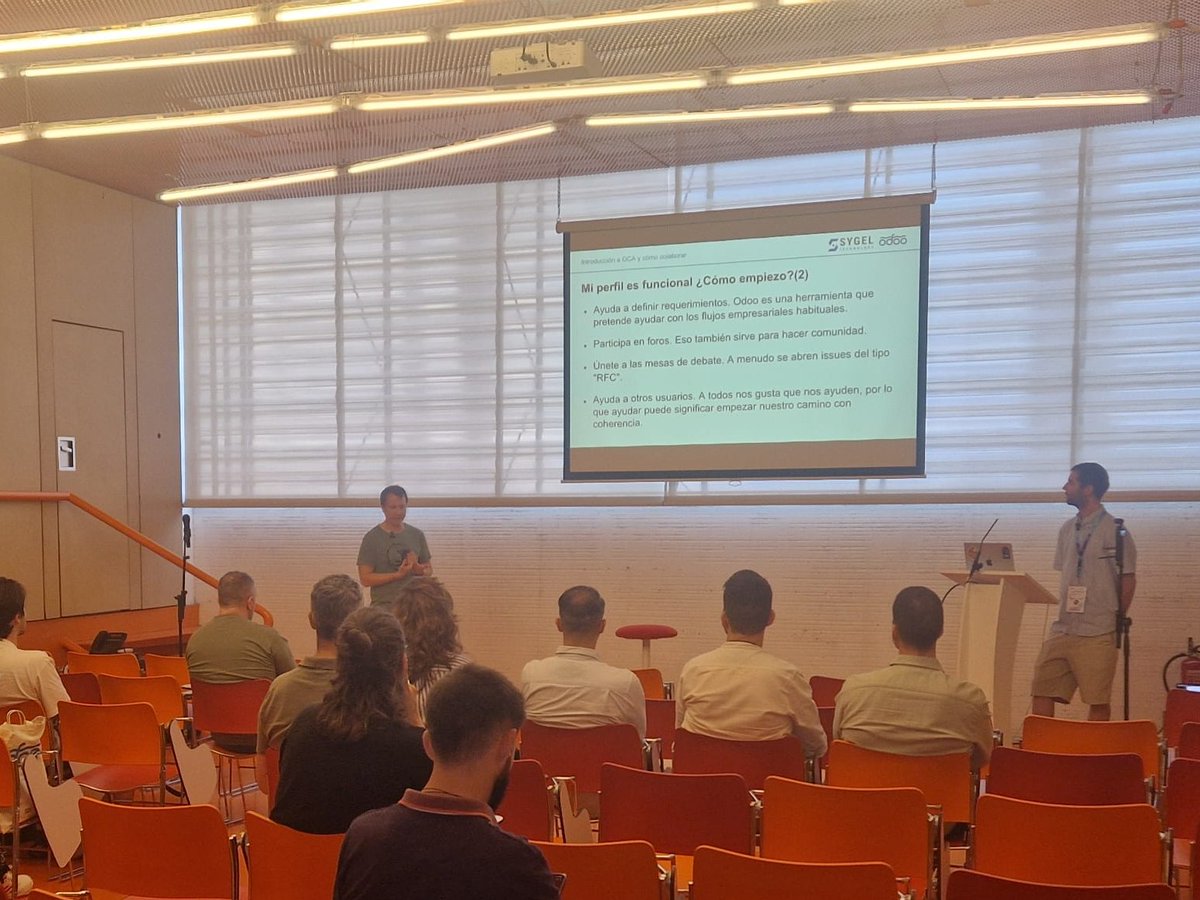 Ya estamos en las Spanish OCA Days 2025 de <a href="/aeodoo/">Asociación Española de Odoo (AEODOO)</a> conociendo casos prácticos y novedades para nuestro día a día ✌️

#SpanishOCAdays