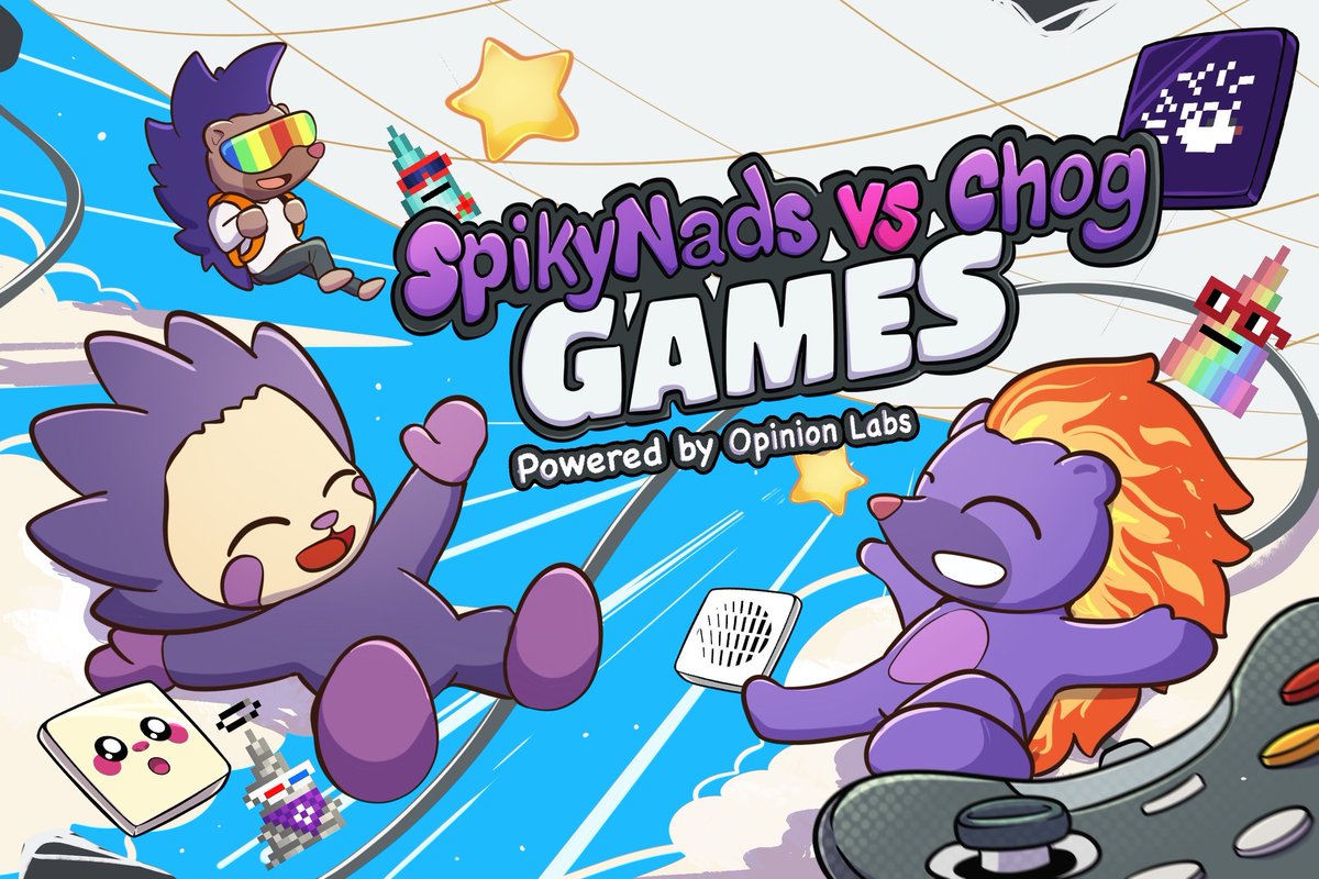 Spiky Nads πͺ (@spikynads) on Twitter photo Spiky vs Chog | SIU vs CWO
powered by Opinion Labs
Join us for an epic Sparkball showdown on Thursday, June 5 @ 11 AM UTC in the Spiky Discord.
π° bet on <a href="/opinionlabsxyz/">Opinion β</a> now
app.olab.xyz/detail?topicIdβ¦
π win Spike NFTs, a Chog Chest & USDO
details dropping soon in discord Spiky vs Chog | SIU vs CWO
powered by Opinion Labs
Join us for an epic Sparkball showdown on Thursday, June 5 @ 11 AM UTC in the Spiky Discord.
π° bet on <a href="/opinionlabsxyz/">Opinion β</a> now
app.olab.xyz/detail?topicIdβ¦
π win Spike NFTs, a Chog Chest & USDO
details dropping soon in discord