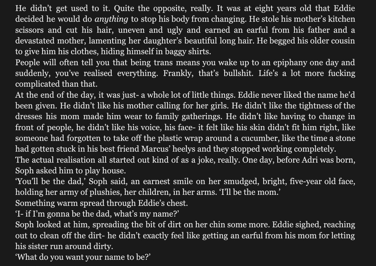 hispolestar's tweet photo. happy pride month!!  
have a snippet of this transmasc eddie diaz #buddie fic that's been consuming me whole 🫶 https://t.co/FfsBgcbauk