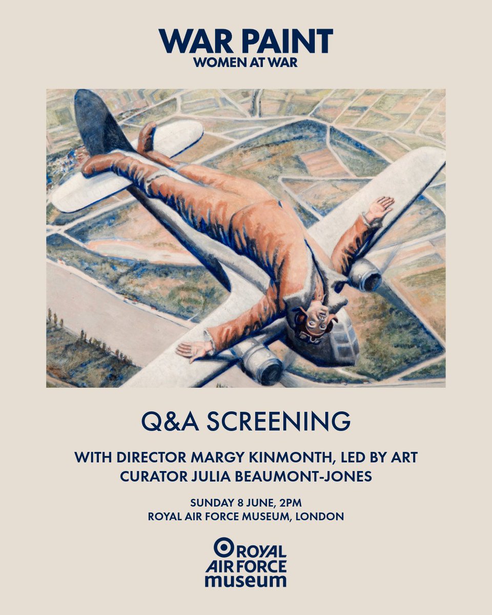 Conic (@conicfilm) on Twitter photo WAR PAINT - WOMEN AT WAR screening and Q&A with Director Margy Kinmonth led by Art Curator Julia Beaumont-Jones.📍<a href="/RAFMUSEUM/">RAF Museum</a>
See key pieces by women war artists, including Fiona Banner, in the Art Gallery exhibition, To the Stars: Illuminating the Art Collection in 50 Works. WAR PAINT - WOMEN AT WAR screening and Q&A with Director Margy Kinmonth led by Art Curator Julia Beaumont-Jones.📍<a href="/RAFMUSEUM/">RAF Museum</a>
See key pieces by women war artists, including Fiona Banner, in the Art Gallery exhibition, To the Stars: Illuminating the Art Collection in 50 Works.