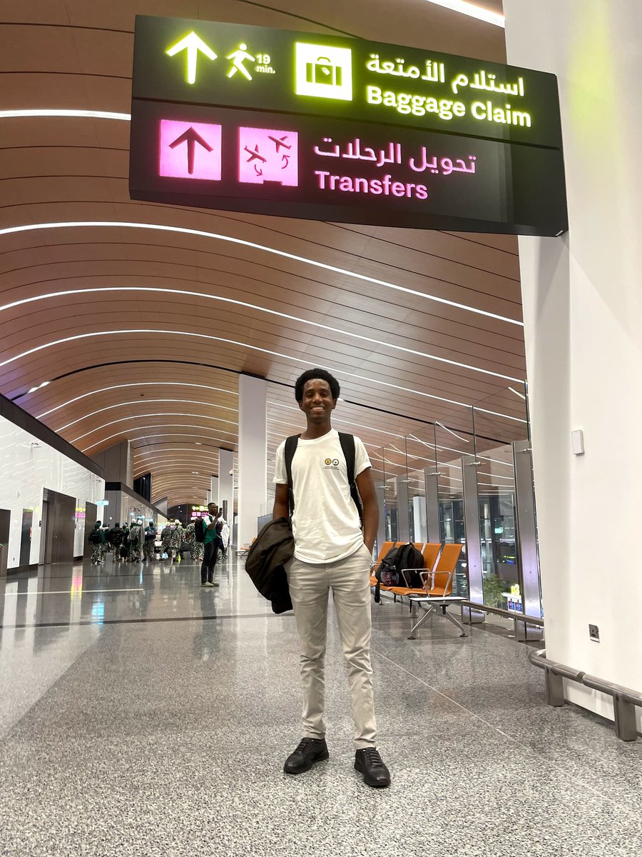 In Doha, Qatar. En route to the Lee Kuan Yew School of Public Policy, Singapore.