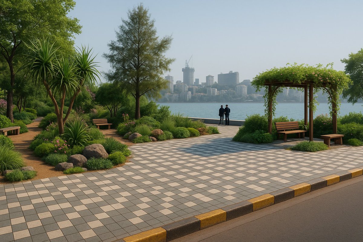 Eternal Drift (@drifteternal_) on Twitter photo Mumbai’s new Marine Drive promenade is empty. Not peaceful, just empty. No trees, no shade, no soul. We had a chance to build serenity by the sea. Instead, we built a tiled desert.
(Image 1: Reality / Image 2: What it could be)
#Mumbai #UrbanDesign
<a href="/CMOMaharashtra/">CMO Maharashtra</a> <a href="/mybmc/">माझी Mumbai, आपली BMC</a> Mumbai’s new Marine Drive promenade is empty. Not peaceful, just empty. No trees, no shade, no soul. We had a chance to build serenity by the sea. Instead, we built a tiled desert.
(Image 1: Reality / Image 2: What it could be)
#Mumbai #UrbanDesign
<a href="/CMOMaharashtra/">CMO Maharashtra</a> <a href="/mybmc/">माझी Mumbai, आपली BMC</a>