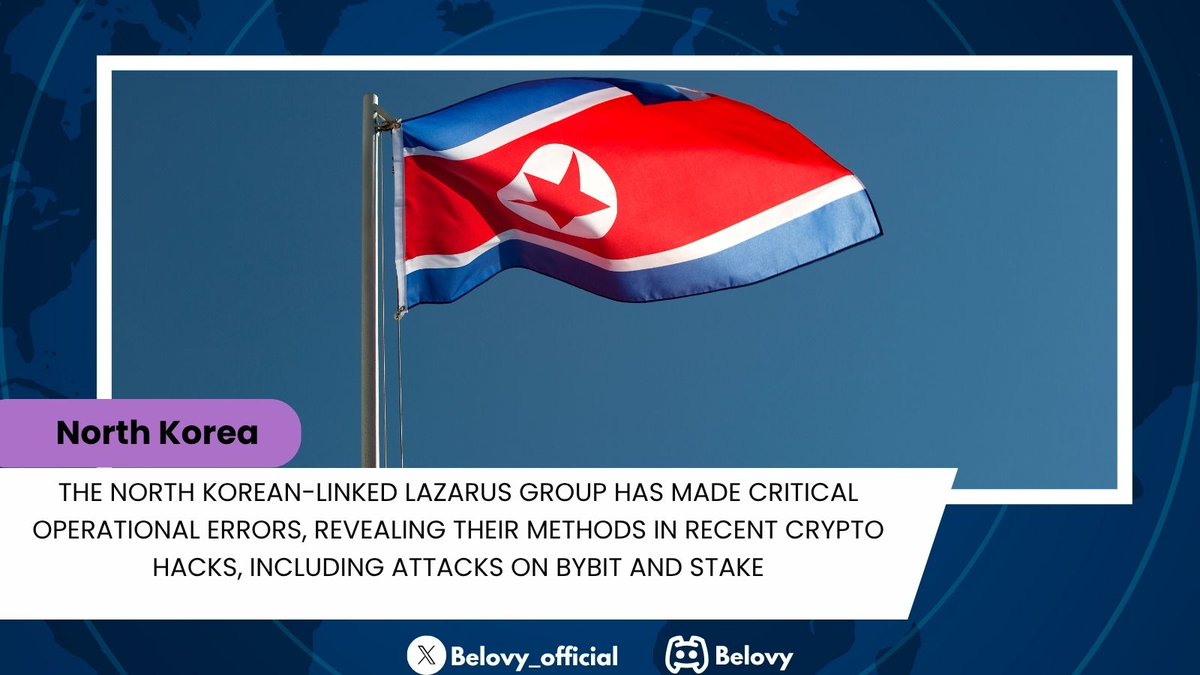 Belovy_official's tweet photo. North Korean hackers got sloppy.
Even criminals need OPSEC, bro. 🥴
#Belovy #Crypto #Hackers #Security #Bitcoin #CryptoDrama #CyberCrime #LazarusGroup #Blockchain #OPSECFail https://t.co/61oKD7XVOs