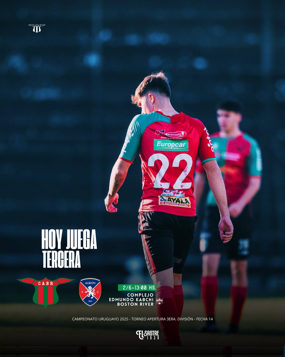 ¡Día de partido para la Tercera!

#VamosElBoston 🟢🔴