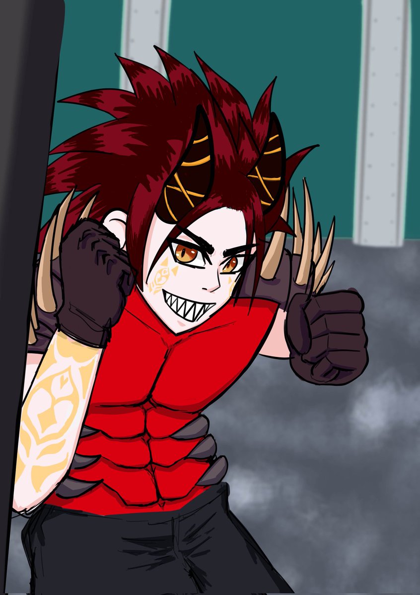 Thanks <a href="/BeilBack/">BEIL // VTUBER</a> for allowing me the opportunity to practice with you! You have so much spirit it's only fitting to have you honing your skills! As your combat improves so does my art skills . . . and if we ever cross paths it's on site 😤