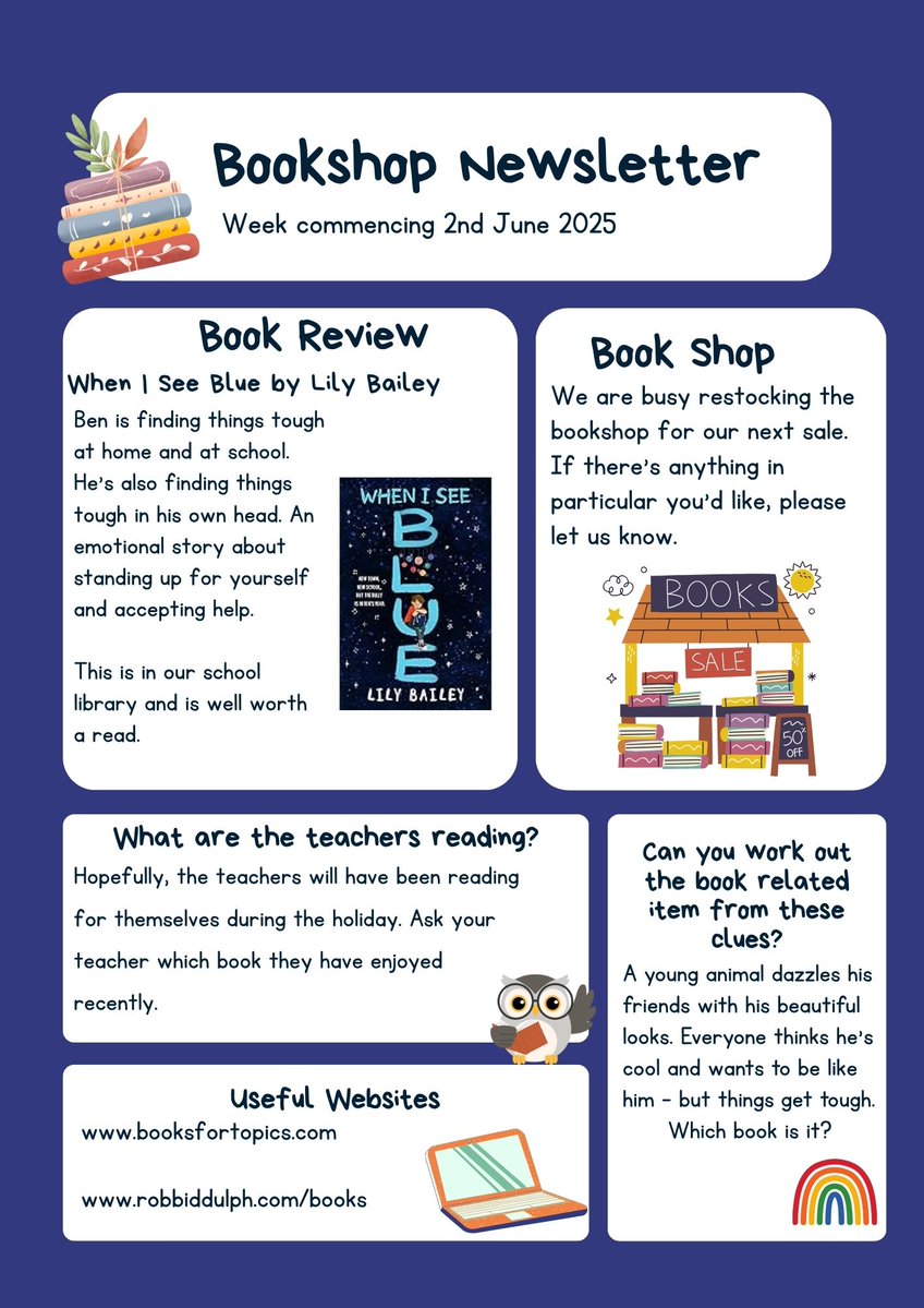 Miriam Lord Bookshop (@mlbookshop) on Twitter photo Here's our first bookshop newsletter of the new half term! <a href="/MiriamLordPAT/">Miriam Lord Primary School</a> <a href="/GreenLanePAT/">Green Lane Primary School</a> <a href="/LilycroftSch/">Lilycroft Primary</a> <a href="/AtlasPrimary/">Atlas Community Primary School</a> <a href="/westbourne_bfd/">Westbourne Primary School</a> <a href="/MMPS_Bradford/">Margaret McMillan Primary School</a> Here's our first bookshop newsletter of the new half term! <a href="/MiriamLordPAT/">Miriam Lord Primary School</a> <a href="/GreenLanePAT/">Green Lane Primary School</a> <a href="/LilycroftSch/">Lilycroft Primary</a> <a href="/AtlasPrimary/">Atlas Community Primary School</a> <a href="/westbourne_bfd/">Westbourne Primary School</a> <a href="/MMPS_Bradford/">Margaret McMillan Primary School</a>
