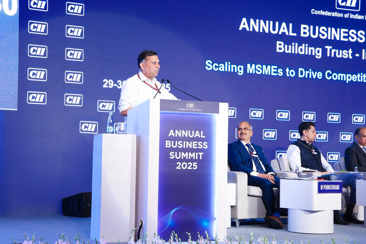 the CII Annual Business Summit 2025 was a significant moment for MSMEs in India. Dr. Rajneesh emphasised the importance of scaling MSMEs to enhance productivity and global competitiveness. His launch of the CII MSME Export Help-desk is expected to provide essential support to MSE