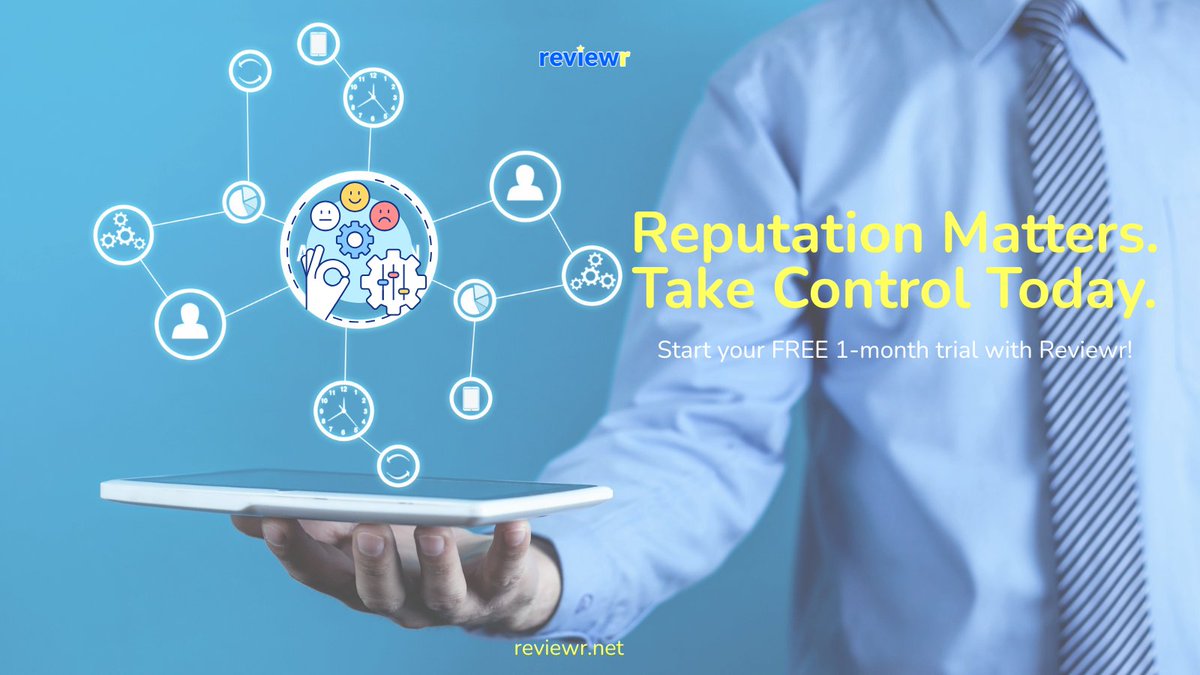 reviewrnet's tweet image. Your business deserves 5-star reviews!

Take control with Reviewr and watch your reputation soar.

 Try it FREE for one month!

#ReviewManagement #ReputationBoost #OnlineSuccess #Reviewr