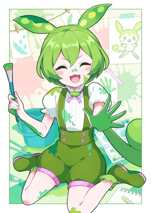 お絵描き楽しいのだ! #パルミーのずんだもんイラコン