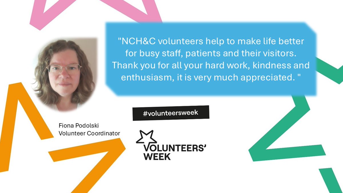 Fiona, our volunteer coordinator would like to pass on her thanks to the #volunteer team across <a href="/NCHC_NHS/">NCH&C</a> #volunteersweek2025 #VolunteersWeek <a href="/VoluntaryNorfo1/">Voluntary Norfolk Communities</a> <a href="/VoluntaryNfk/">Voluntary Norfolk</a>